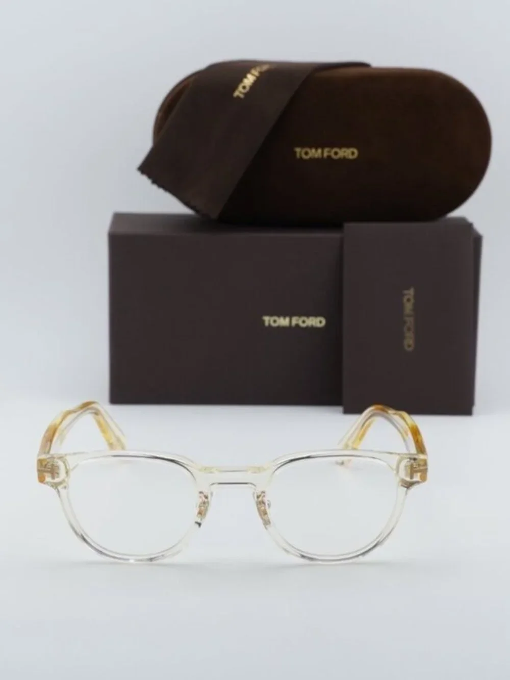 Tom Ford FT5783-D-B 039 Square Eyeglasses 47mm - Yellow/Blue Light Block - Picture 5 of 8